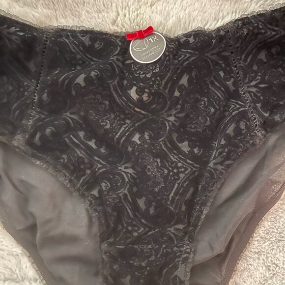 ✨NWT✨ Addition Elle high brief lingerie lace panty black 1X - Picture 9 of 11